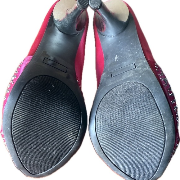 Deb Stiletto Heels Hot Pink Size 7 - Picture 4 of 11